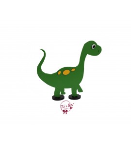 Dinosaur: Green Dinosaur in Silhouette