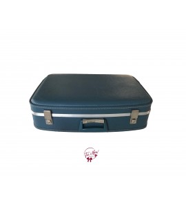 Suitcase: Blue Vintage Suitcase (Large) 