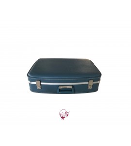 Suitcase: Blue Vintage Suitcase (Medium) 