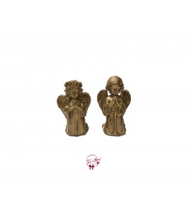 Golden Boy and Girl Angels Set of 2 