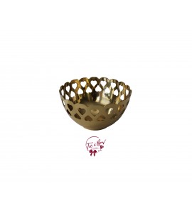 Gold: Golden Bowl With Heart Details