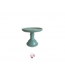 Blue: Paradise Blue Cake Stand: 6.25"W x 5.25"H