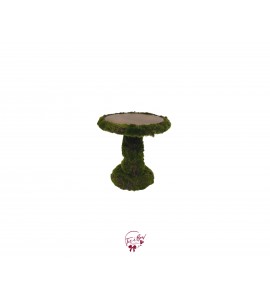 Moss (Aged) Cake Stand (Medium):  7in W x  8.5in H