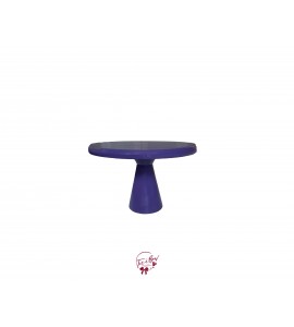 Purple Hourglass Cake Stand (Short): 8"W x 5"H