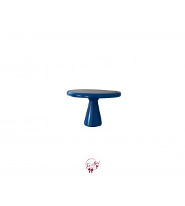 Blue: Royal Blue Hourglass Cake Stand (Short): 8in W x 5in H