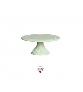 Green: Light Green Silva Cake Stand (Small): 9in W x 4in H