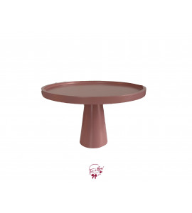 Pink: Rose Pink Deco Cake Stand: 10"W x 6.5"H (Tall) 