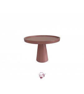 Pink: Rose Pink Deco Cake Stand: 8"W x 6.5"H (Medium) 