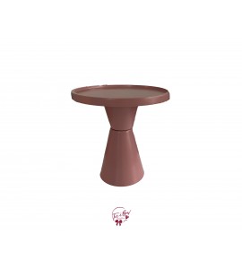 Pink: Rose Pink Deco Hourglass Cake Stand: 8"W x 9.5"H 