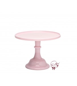 Pink: Light Pink Clean Cake Stand: 10in W x 8in H