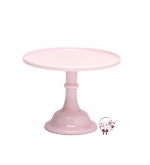 Pink: Light Pink Clean Cake Stand: 12"W x 9"H
