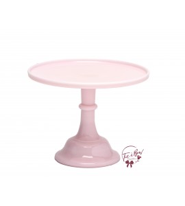 Pink: Light Pink Clean Cake Stand: 12in W x 9in H