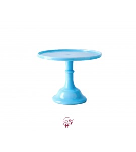 Blue: Robin Egg Blue Clean Cake Stand: 12in W x 9in H