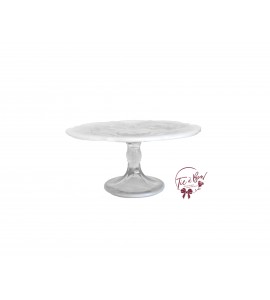 Opal Crystal Cake Stand (Small): 8.5in W x 4.5in H