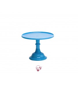Blue: Robin Egg Blue Clean Cake Stand: 9in W x 7in H 