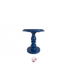 Blue: Royal Blue Provence Lacquered Cake Stand:  7"W x  8.5"H