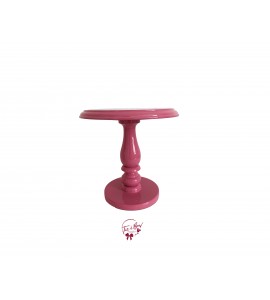 Pink: Bubblegum Pink Lacquered Provence Cake Stand:  7"W x  8.5"H