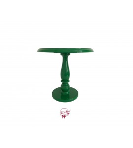 Green: Kelly Green Lacquered Provence Cake Stand: 11.75"W x 11.5"H