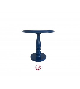 Blue: Royal Blue Provence Lacquered Cake Stand: 11.75"W x 11.5"H  