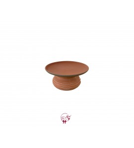 Terracotta Cake Stand (Small): 6in W, 3in H