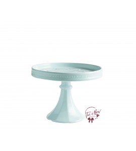 Blue: Turquoise (Light) Rosa Cake Stand: 8.25in W x 7in H