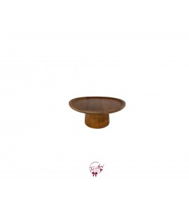 Wood Small Cake Stand: 6in W x 3in H 