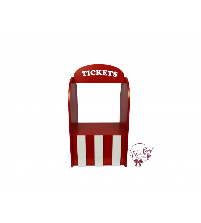 Circus: Red and White Tickets Stand 