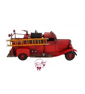 Fire Truck: Vintage Metal Fire Truck 
