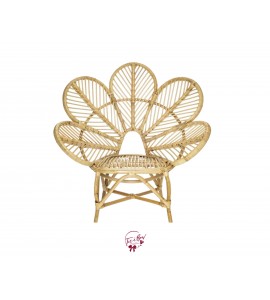 Flower Rattan Chair 