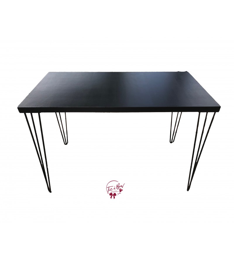 Table: Black Modern Table (Large)