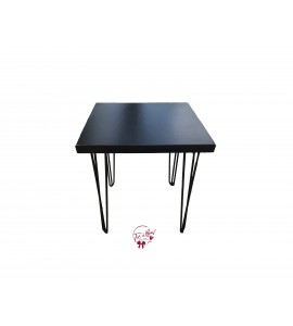 Table: Black Modern Table (Medium)