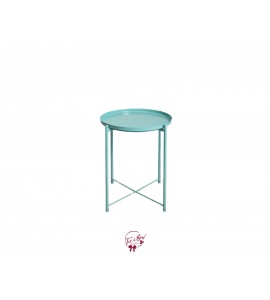 Accent Table: Blue Removable Tray Accent Table 