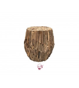Accent Table: Driftwood Accent Table 