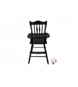 High Chair: Black Vintage High Chair