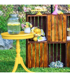 Accent Table: Provence Yellow Accent Table 