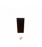 Pedestal: Black Fluted Pedestal 12x12x 29