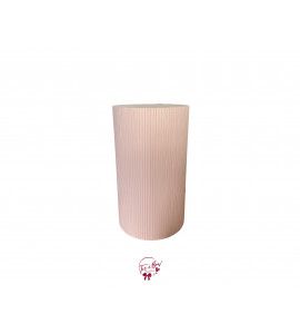 Pedestal: Blush Pink Pattern Pedestal (17x29)