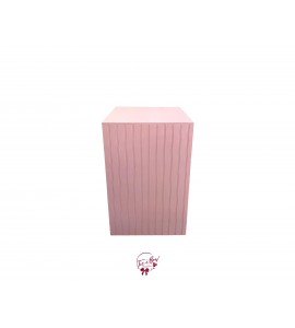 Pedestal: Light Pink Pedestal Medium 18.5x18.5x28.5