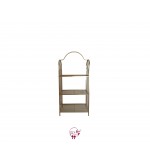 Ladder Shelf: Short Golden Ladder Shelf 