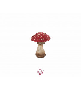 Mushroom in Red and Beige (Medium)