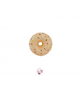 Donut: Beige Ceramic Donut 