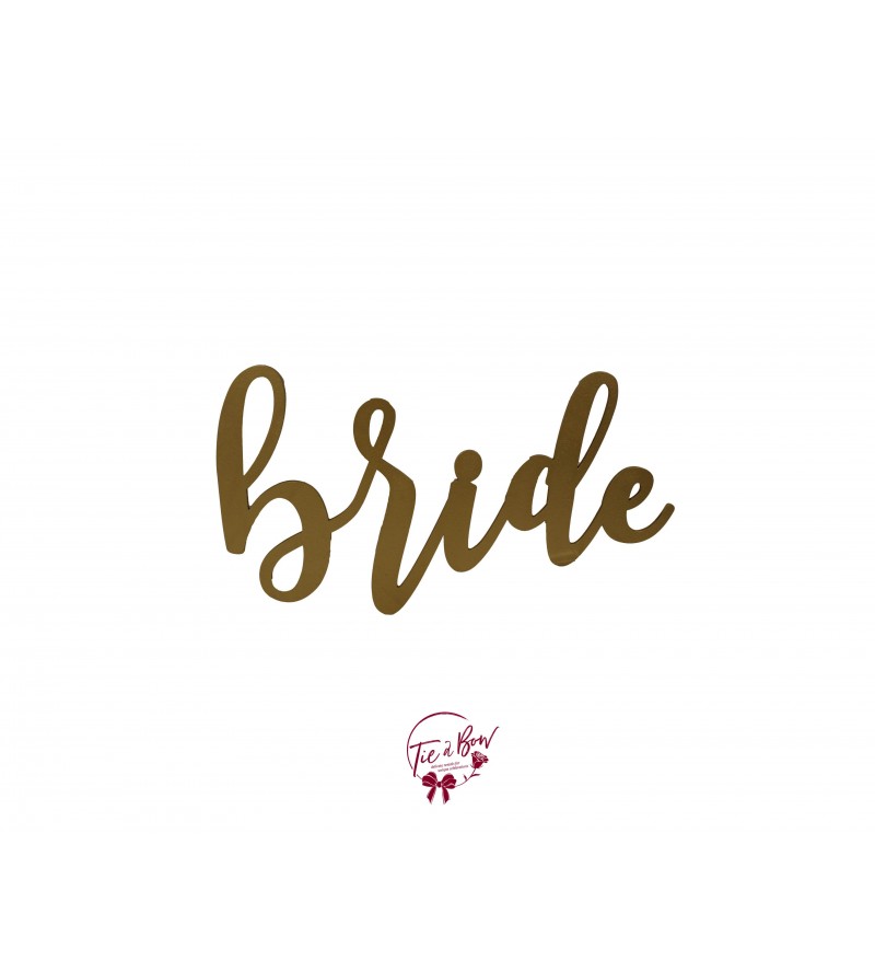 Word Bride (Golden)