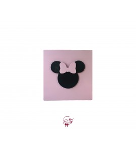 Disney Riser: 6 Inches Baby Pink Riser With Minnie's Head 