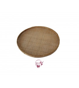 Basket: Wicker Flat Basket (Large) 