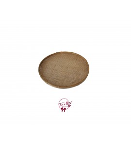 Basket: Wicker Flat Basket (Medium) 