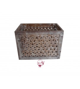 Crate: Rustic Caning Crate 