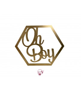 Sign: Oh Boy (Gold)