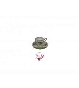 Tea Cup: Vintage Green Mini Tea Cup  