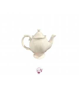 Tea Pot Tall With Wavy Details