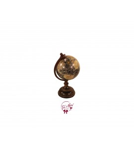 World Globe: Small Vintage Look World Globe